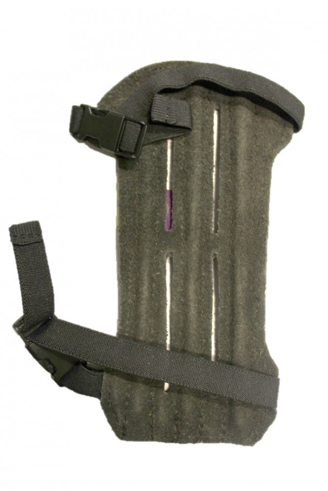 Armguard suede grey/anthracite for forearm ventilated